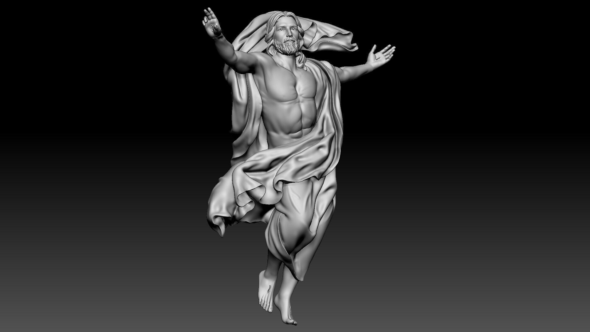 Ascension of Jesus  3D print model_7