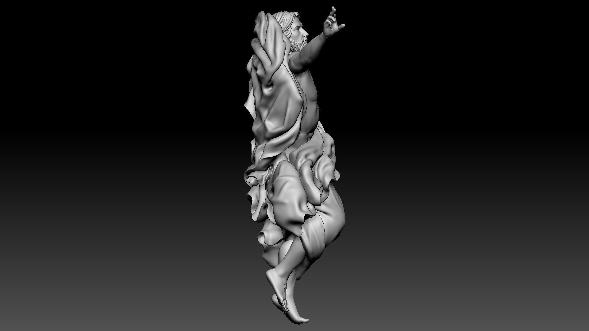 Ascension of Jesus  3D print model_6