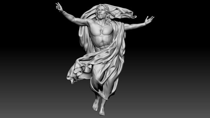 Ascension of Jesus  3D print model