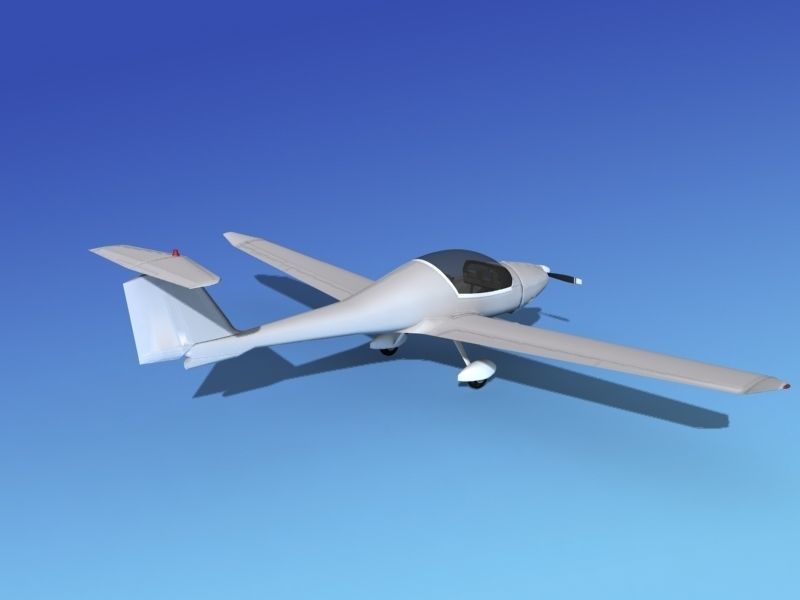 Daimond DA-20 Katana Bare Metal 3D model_5