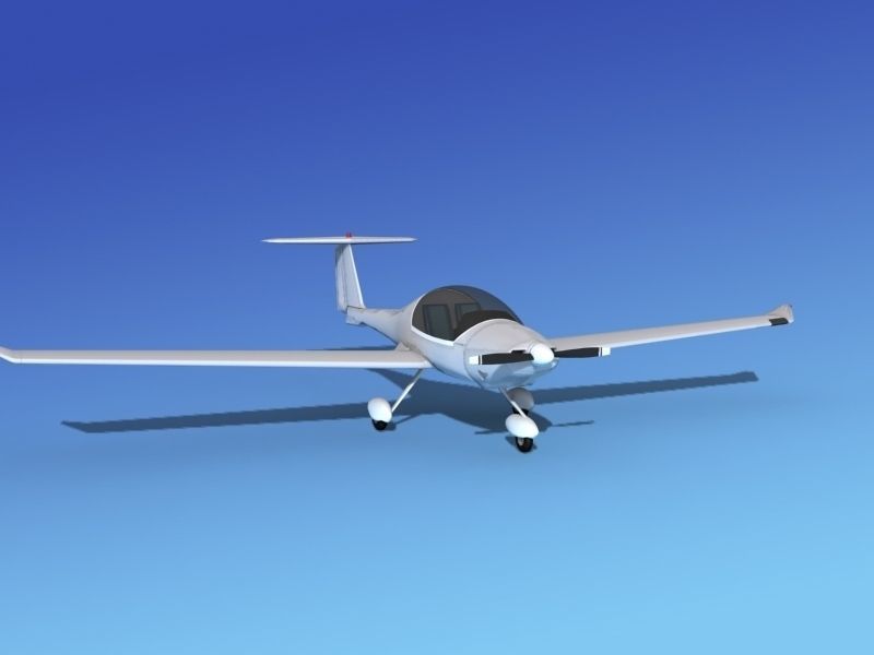 Daimond DA-20 Katana Bare Metal 3D model_2