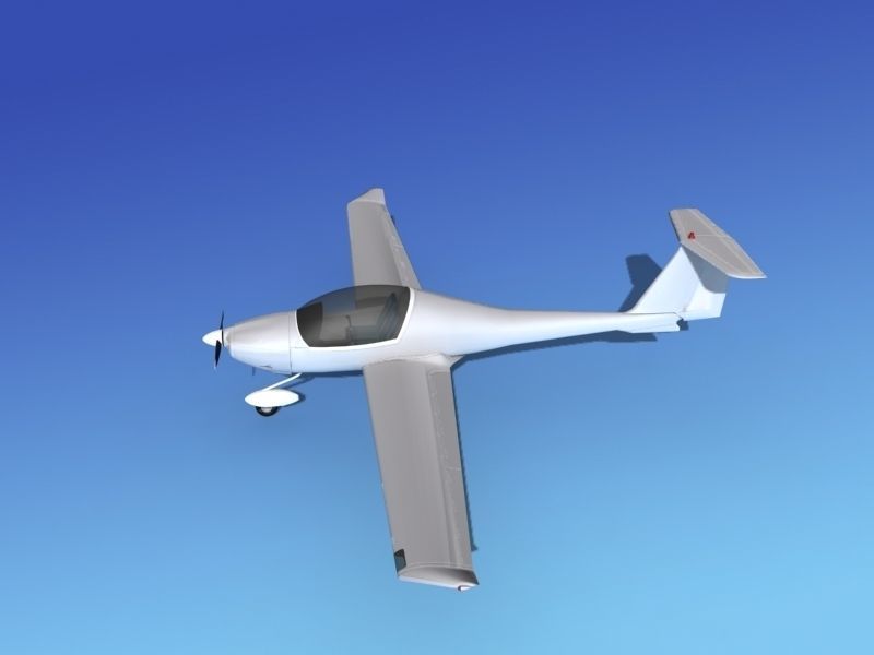 Daimond DA-20 Katana Bare Metal 3D model_9