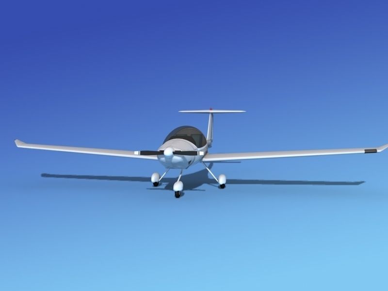 Daimond DA-20 Katana Bare Metal 3D model_1