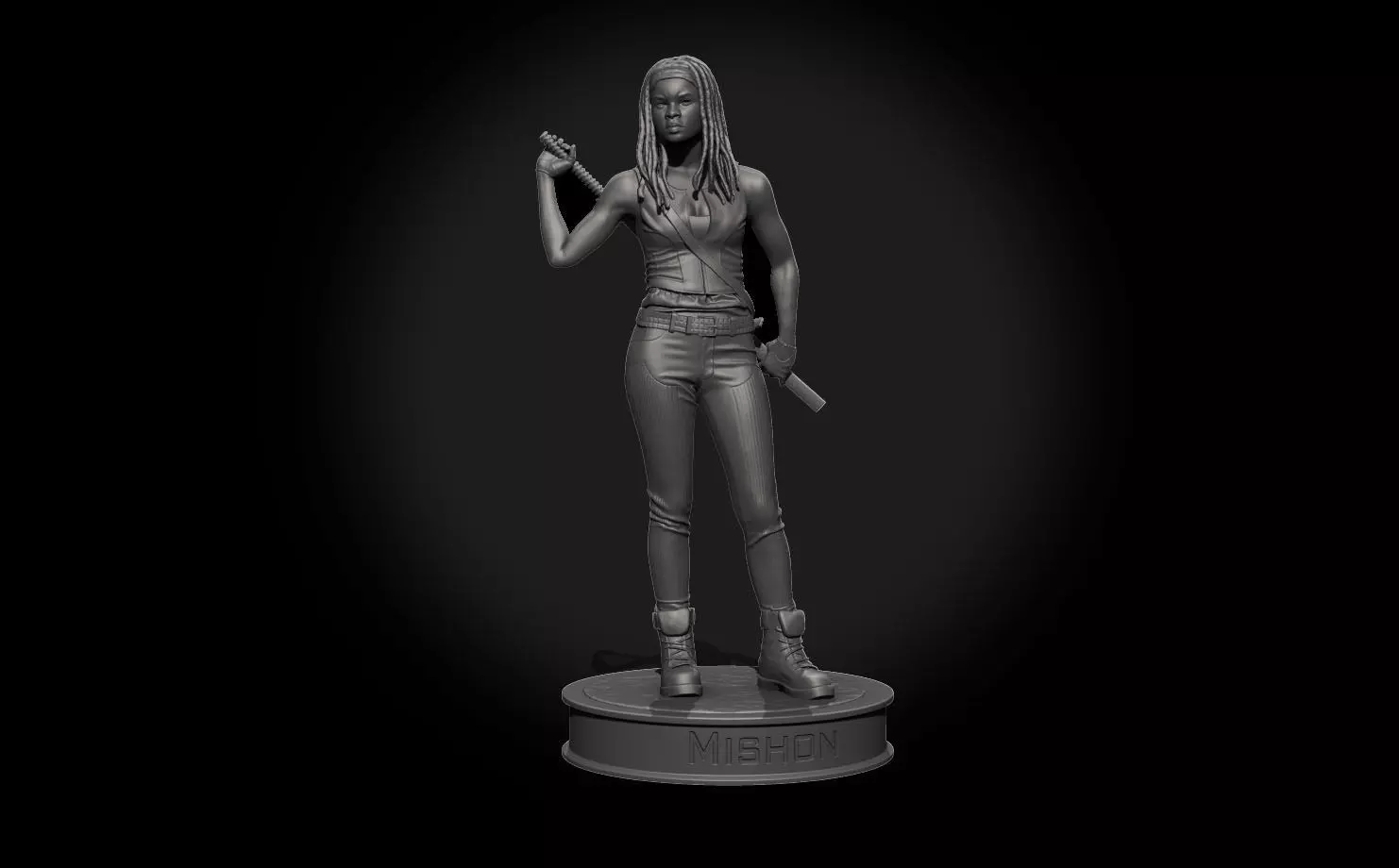 Mishon The walking dead 3D print model_0