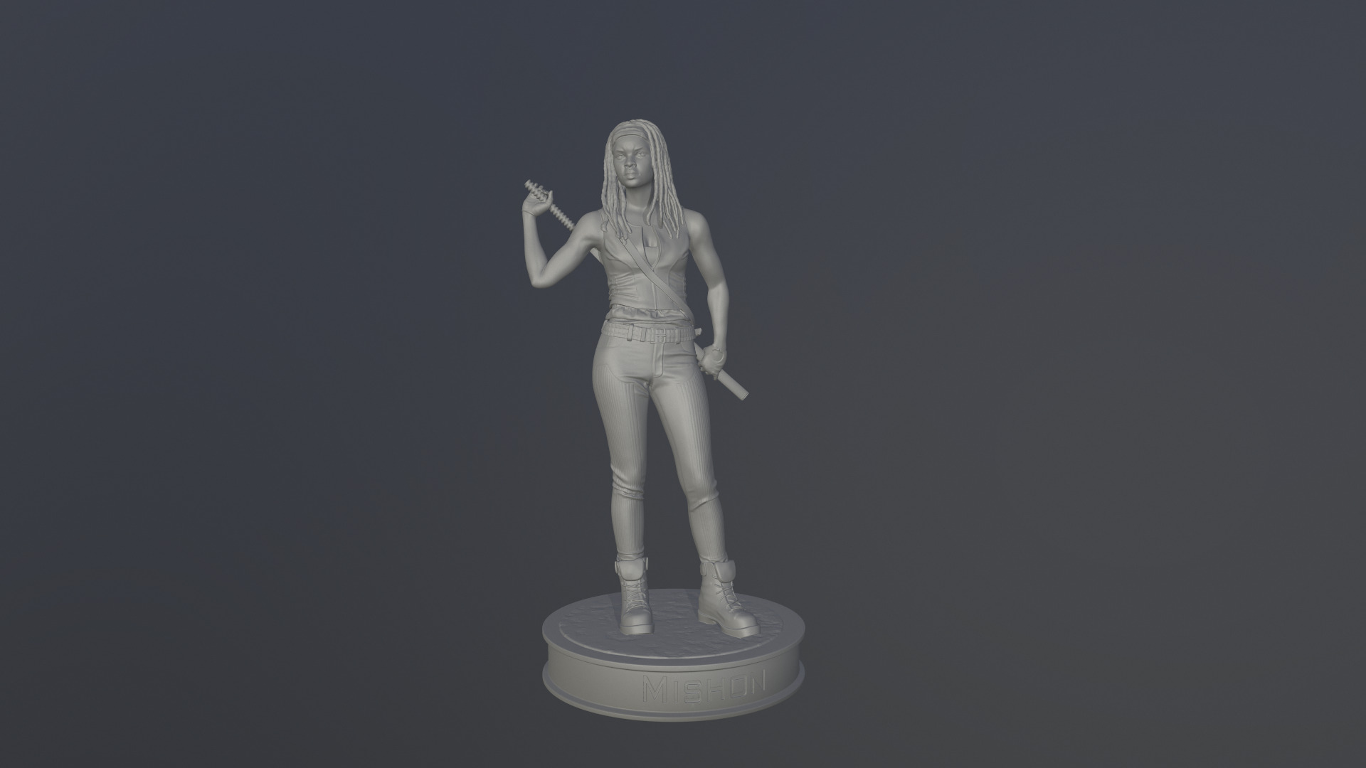 Mishon The walking dead 3D print model_2