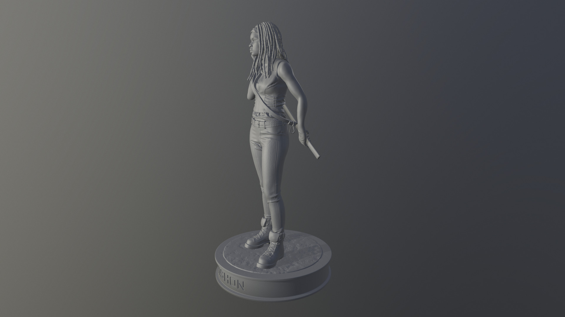 Mishon The walking dead 3D print model_5