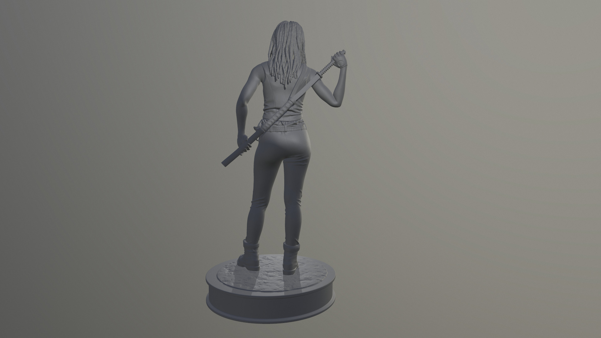 Mishon The walking dead 3D print model_4