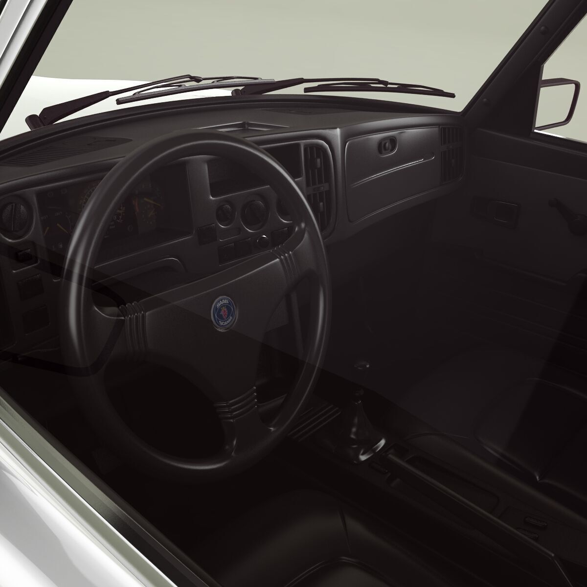 SAAB 900 4-door 3D model_8