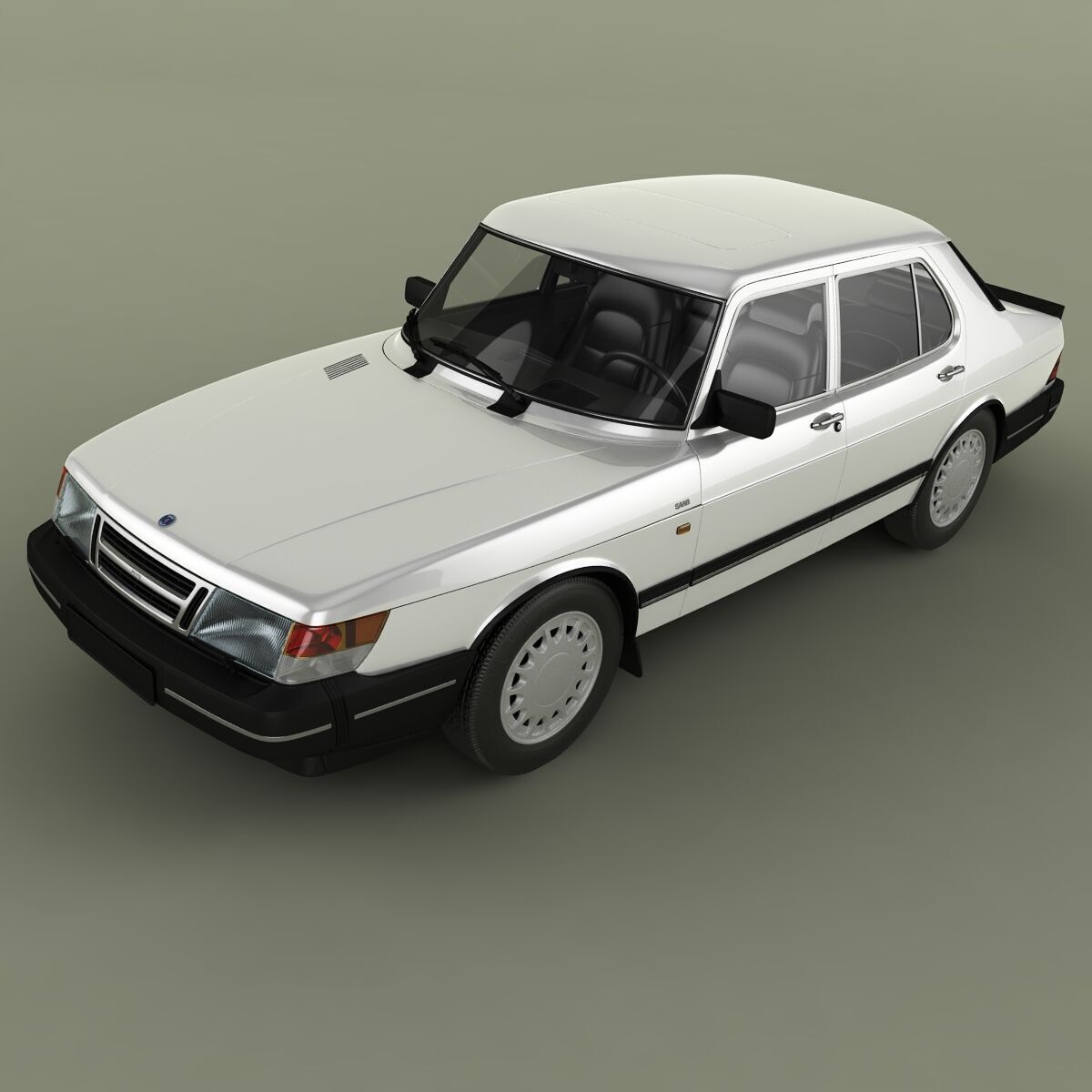 SAAB 900 4-door 3D model_5