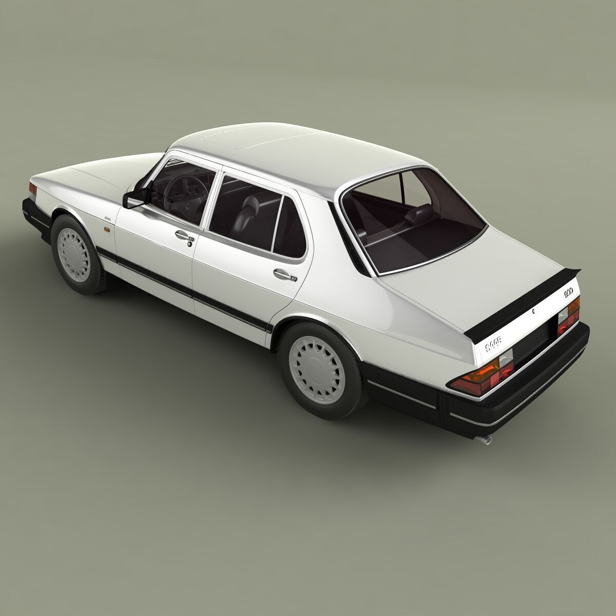 SAAB 900 4-door 3D model_7