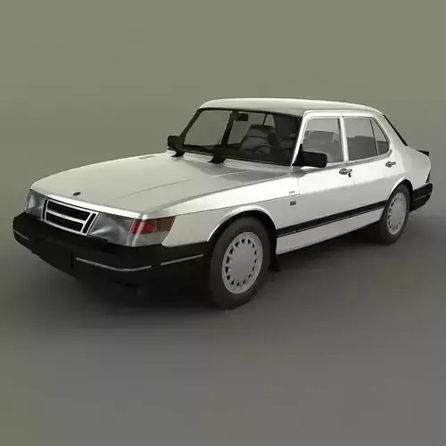 SAAB 900 4-door 3D model