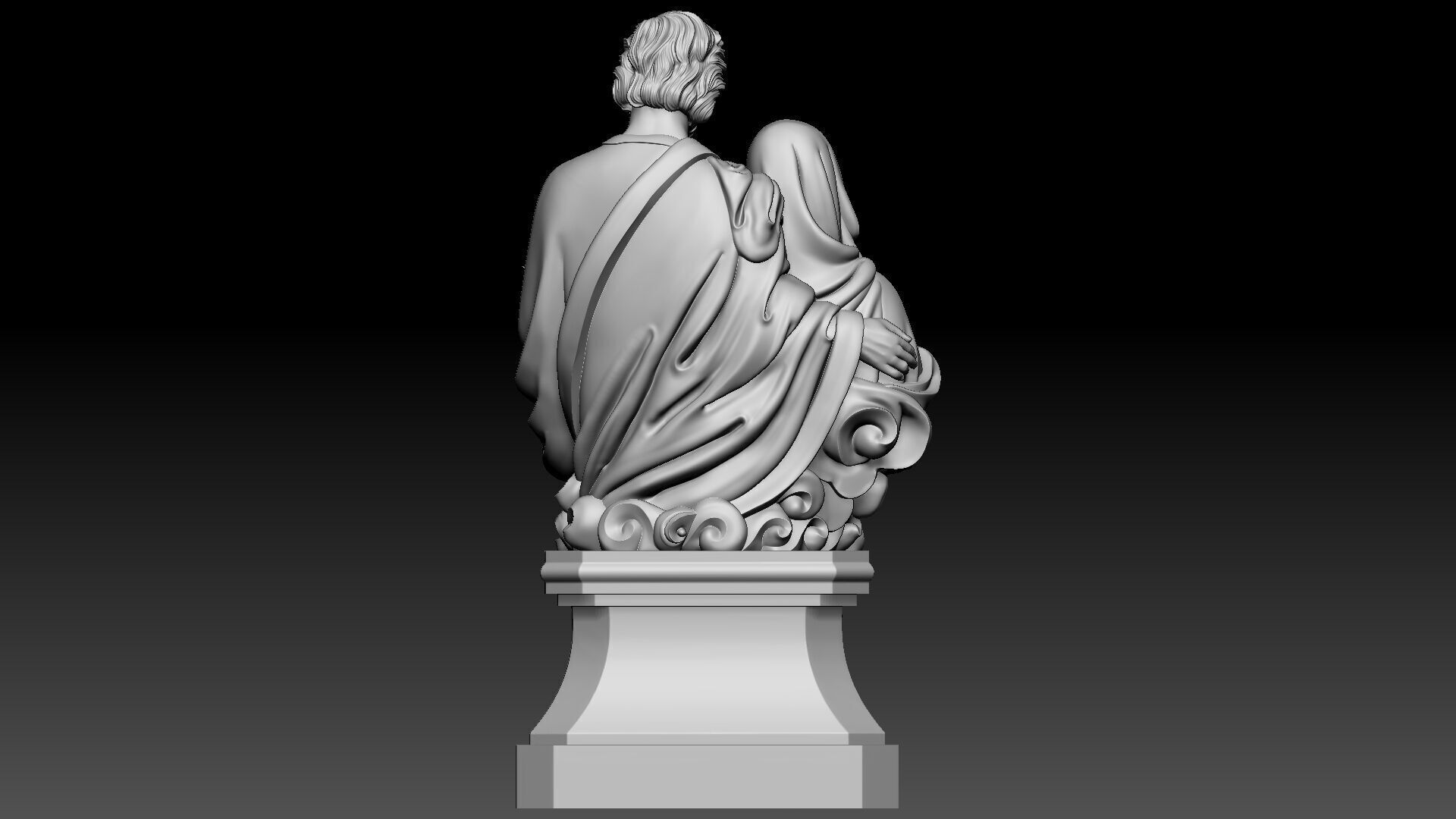Holy Family  3D print model_4