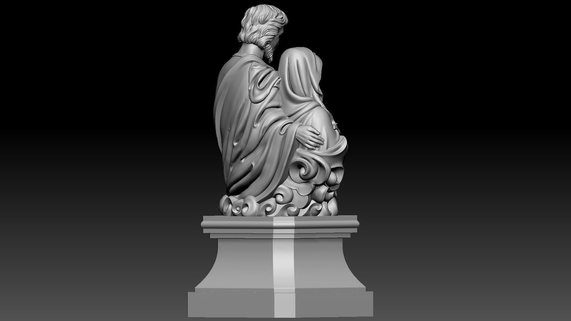 Holy Family  3D print model_5