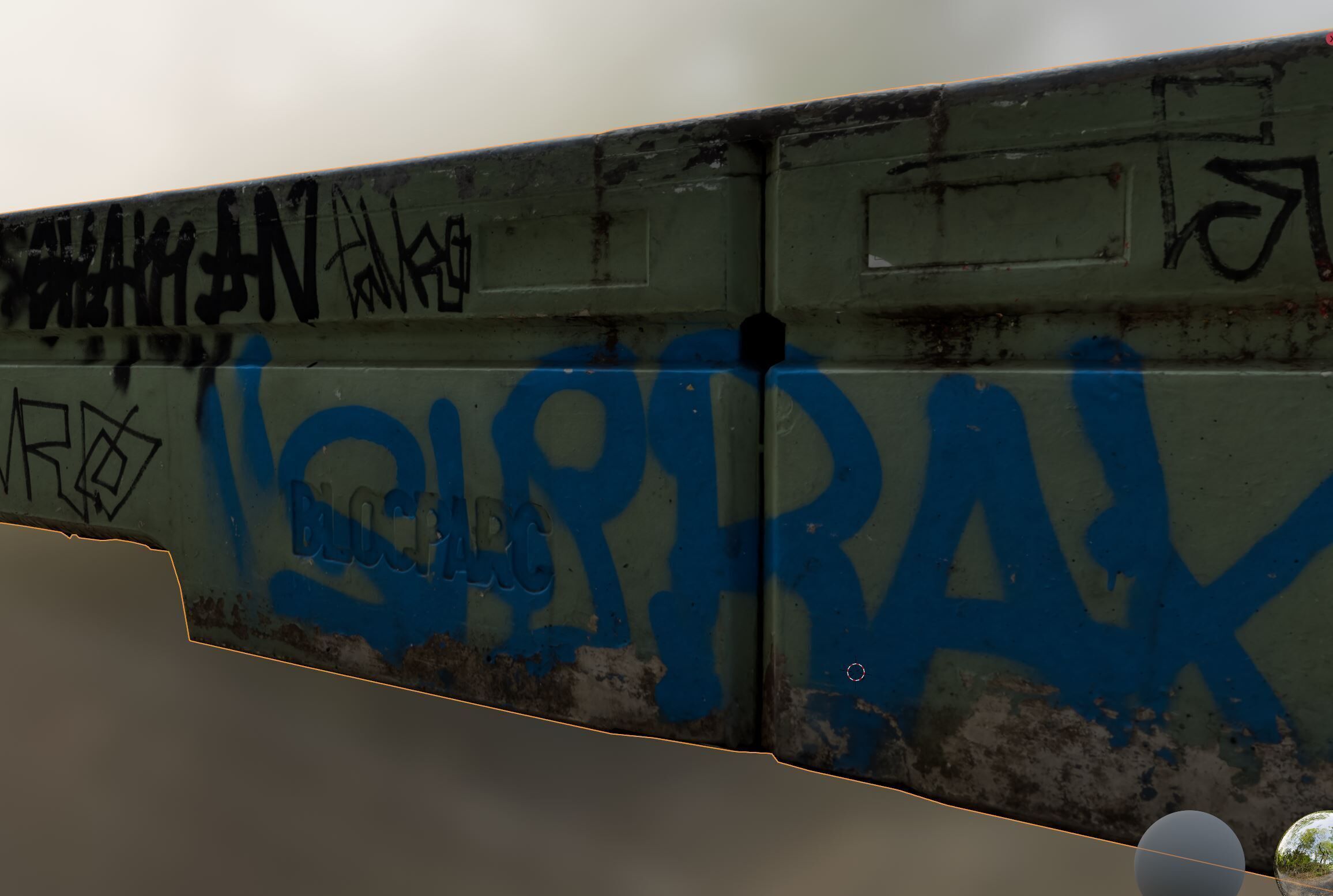 skatepark element 2 Low-poly 3D model_8