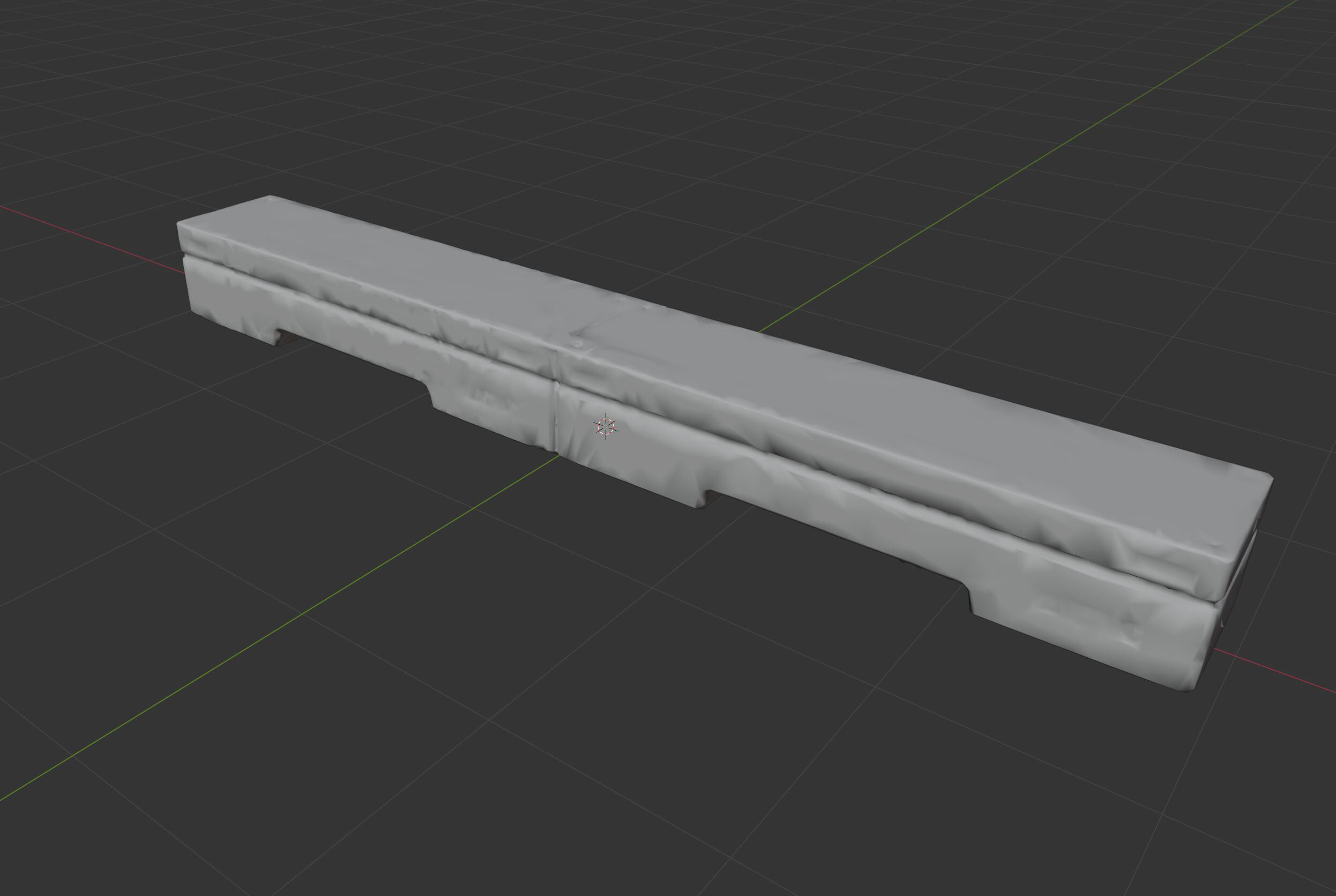 skatepark element 2 Low-poly 3D model_5