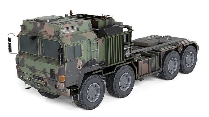 Rheinmetall HX81 Military Truck Low-poly 3D model