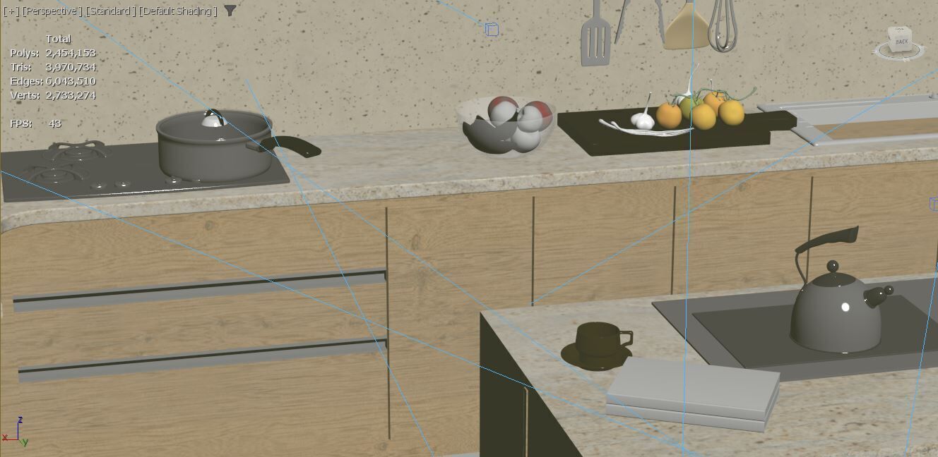 Modern Kitchen  3D model_13