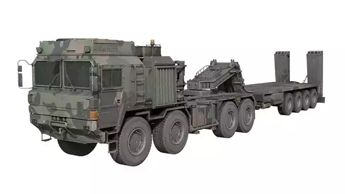 Rheinmetall HX81 Military Truck with Troller