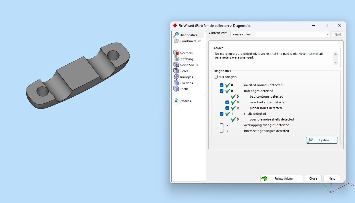Marine Anchor Diamond Chain 3D print model_22