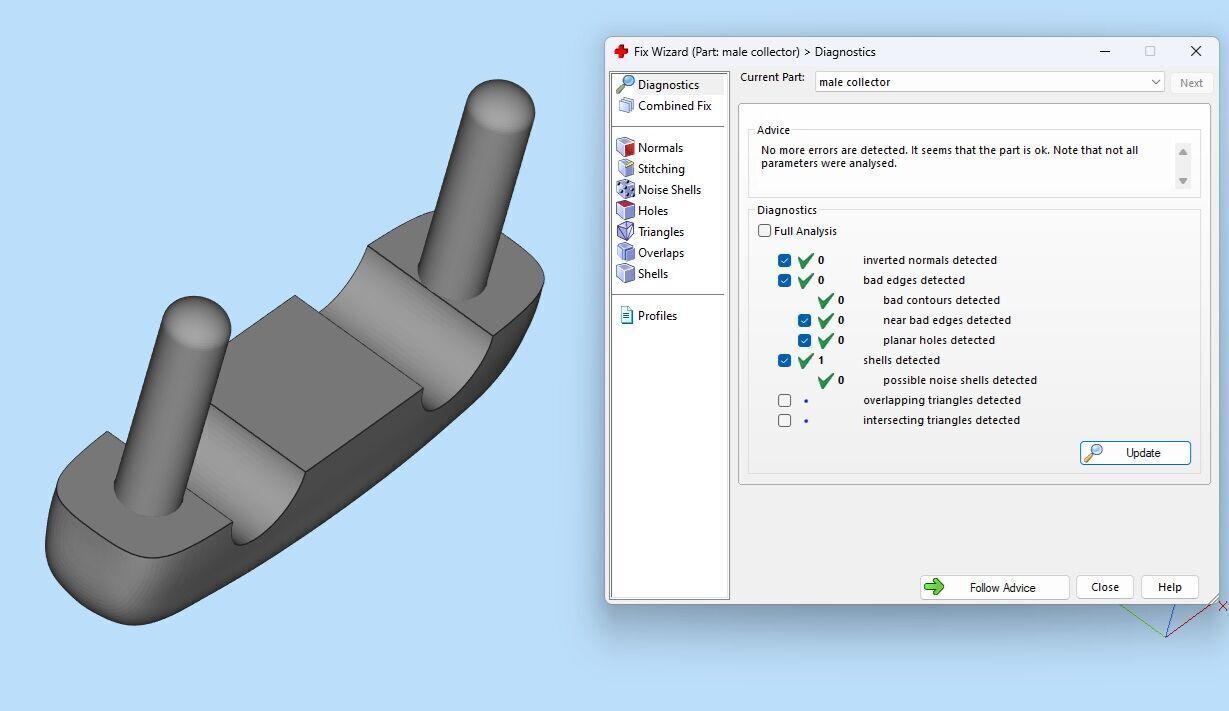 Marine Anchor Diamond Chain 3D print model_23