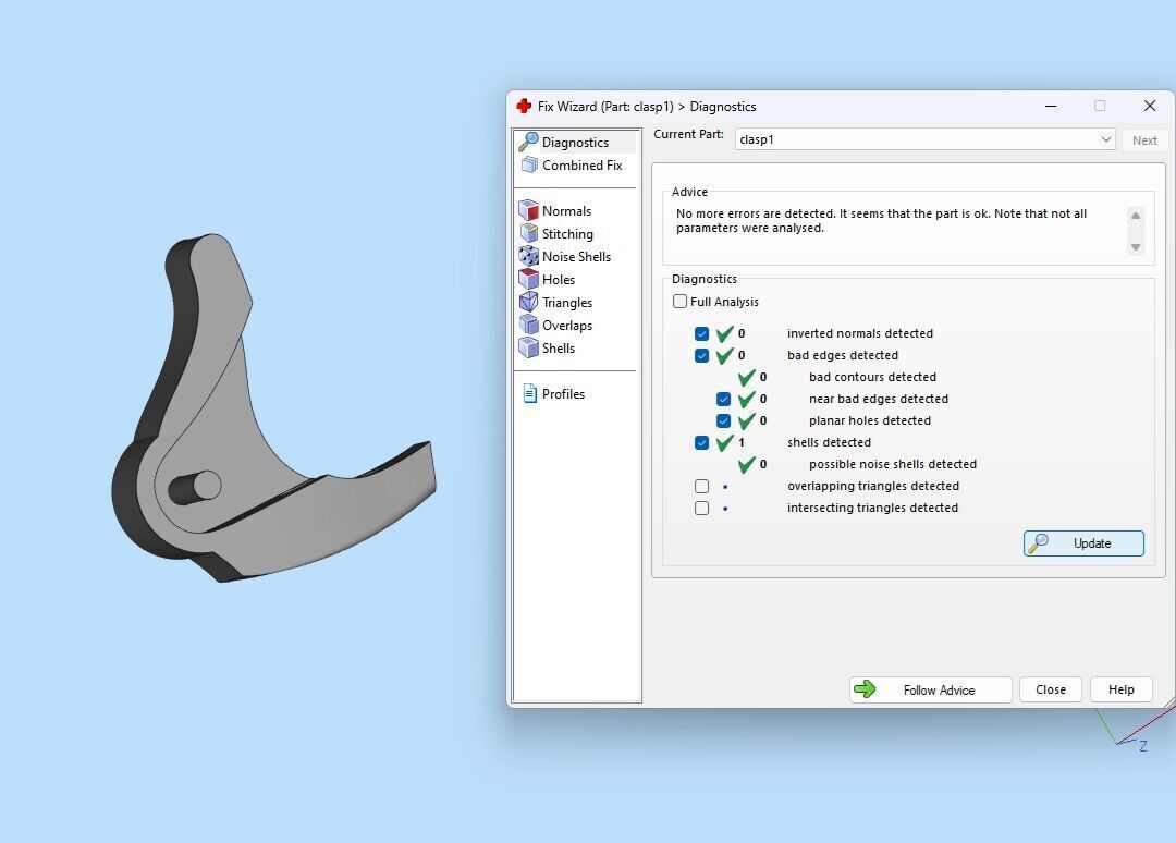 Marine Anchor Diamond Chain 3D print model_20