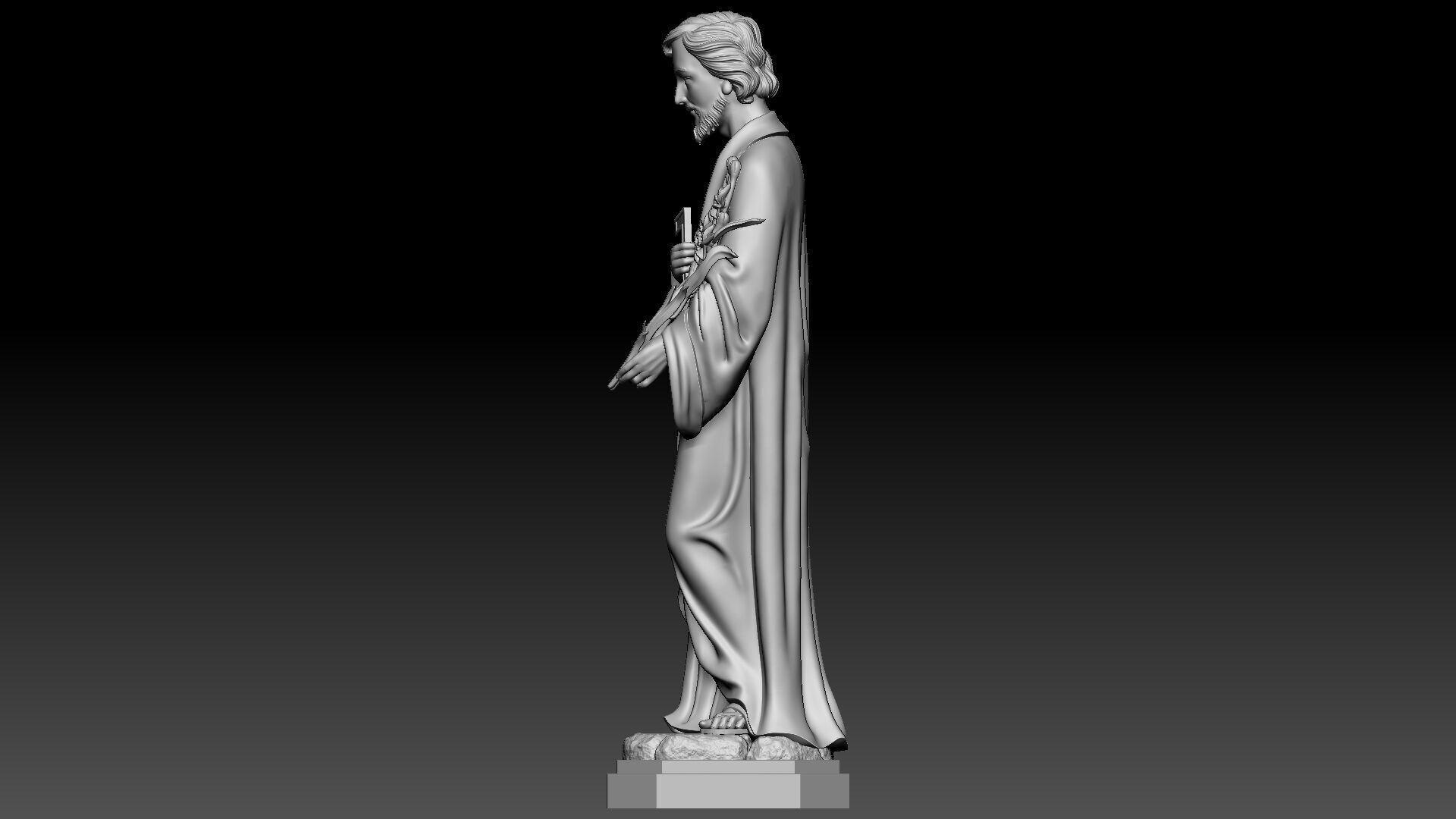 Saint Joseph  3D print model_2
