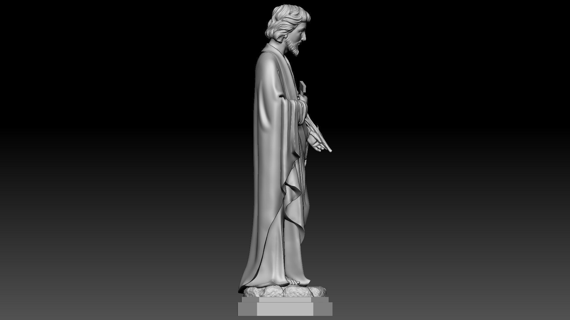 Saint Joseph  3D print model_6