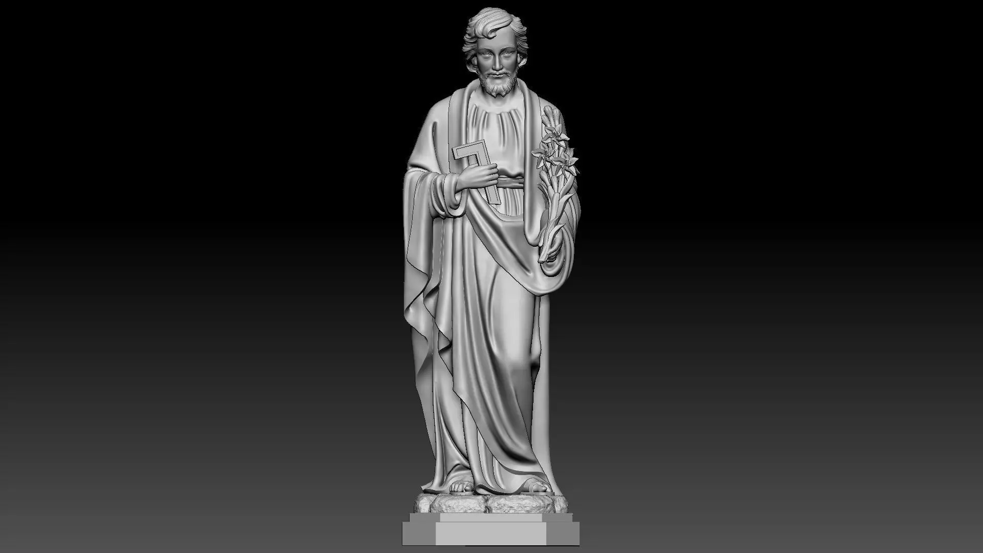 Saint Joseph  3D print model_0