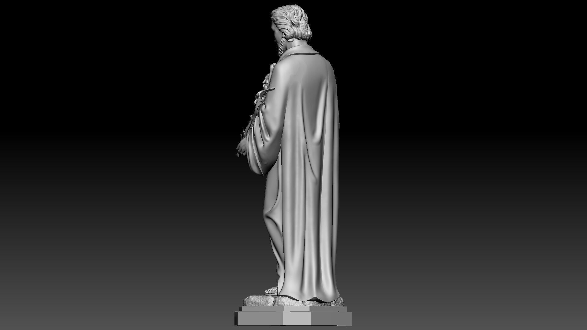 Saint Joseph  3D print model_3