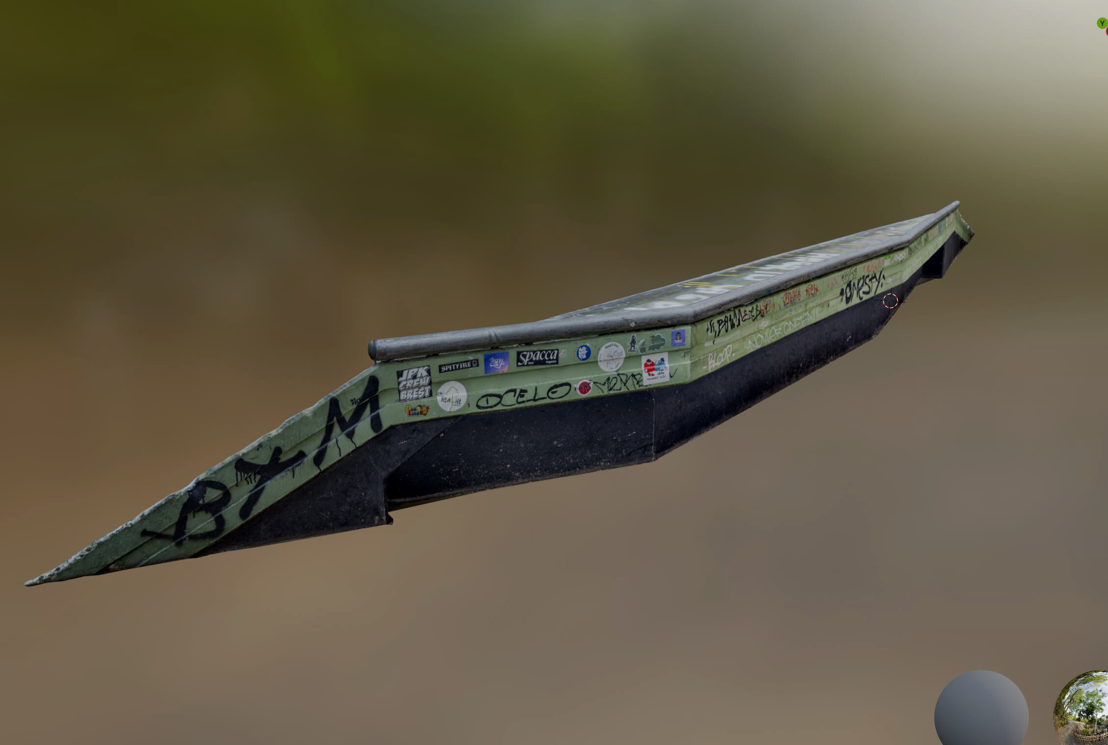 skatepark element 4 3D model_3