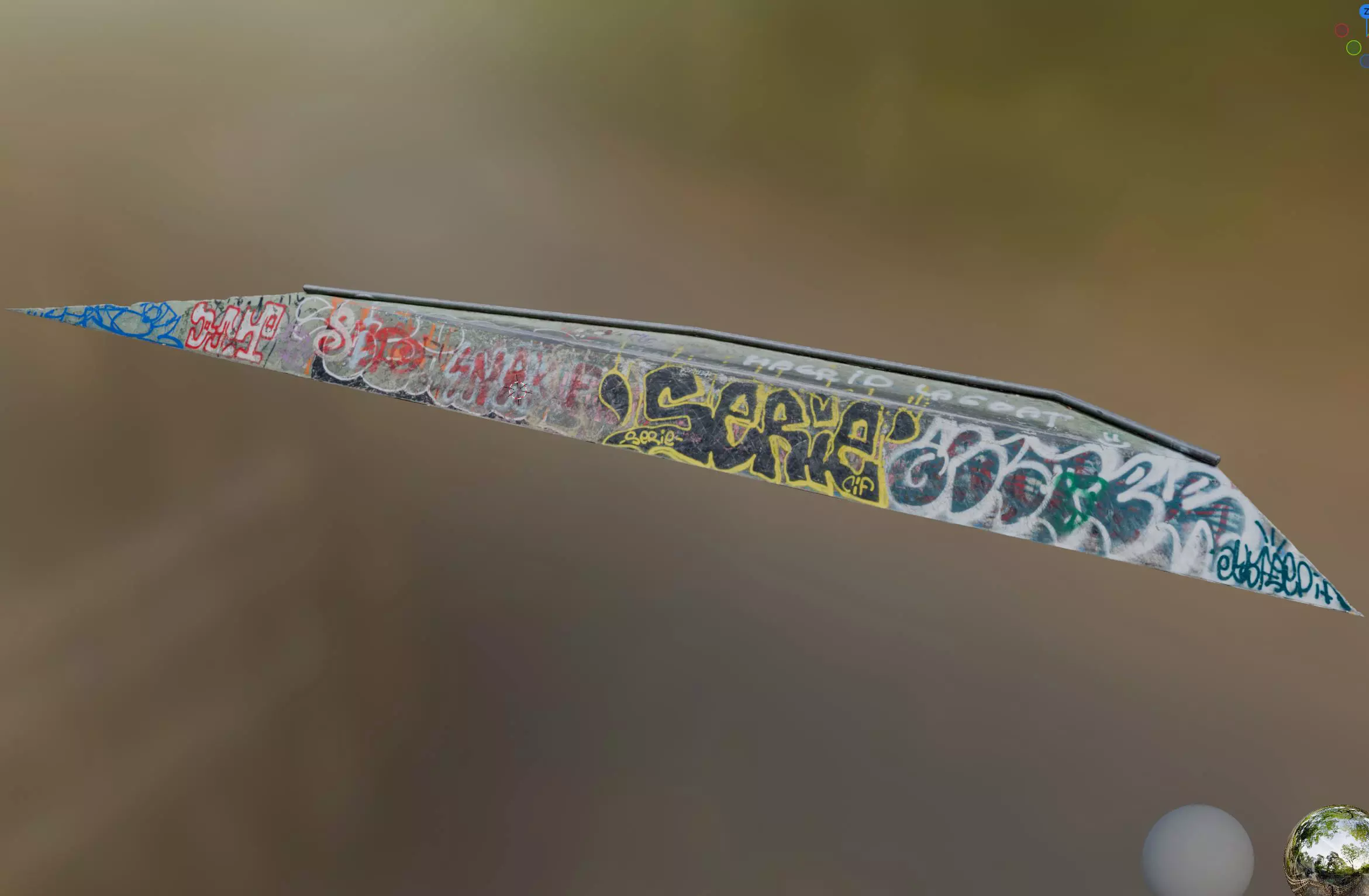 skatepark element 4 3D model_0