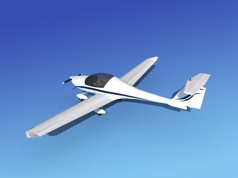 Daimond DA-20 Katana V05 3D model_8