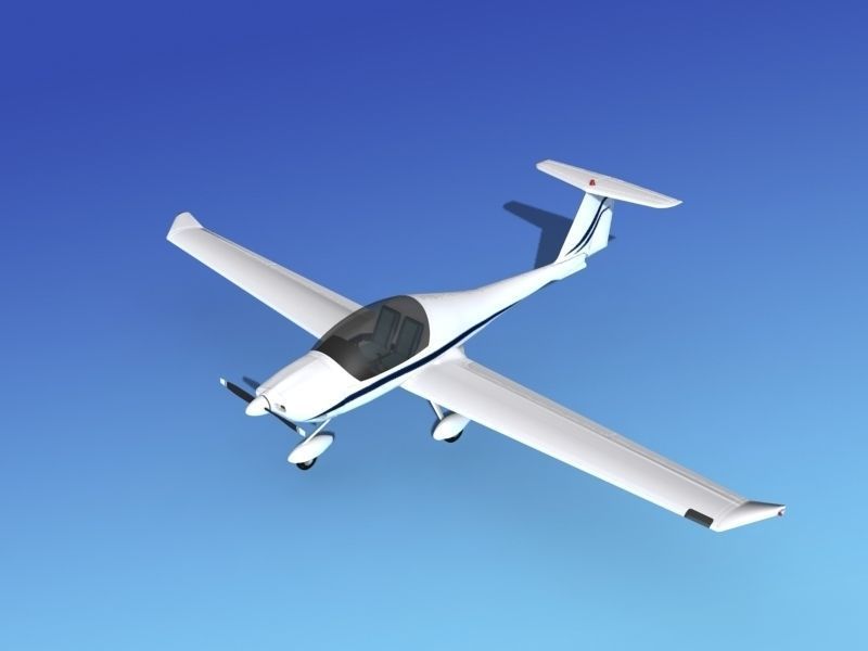 Daimond DA-20 Katana V05 3D model_10