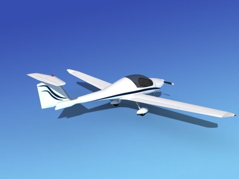 Daimond DA-20 Katana V05 3D model_5