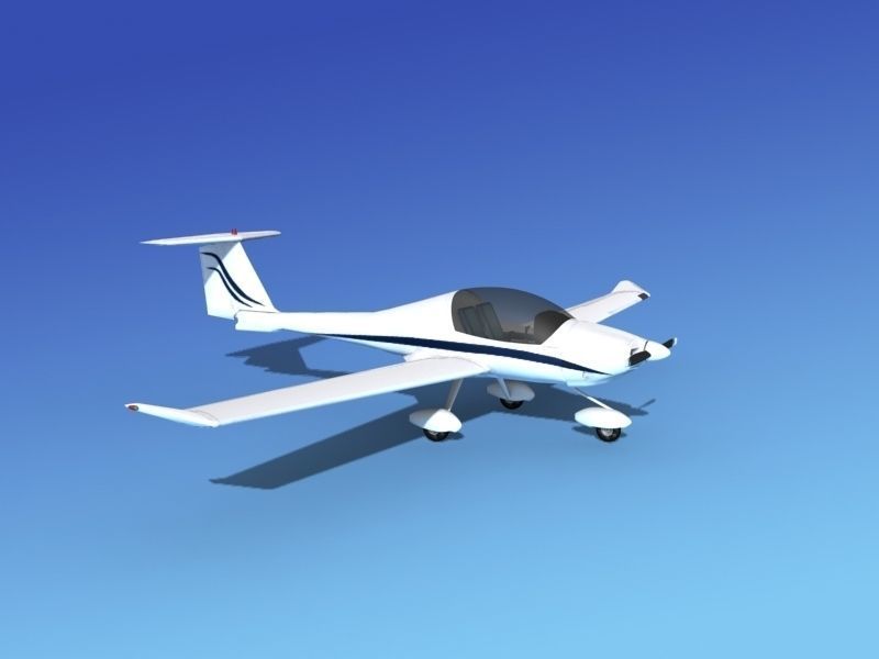 Daimond DA-20 Katana V05 3D model_3