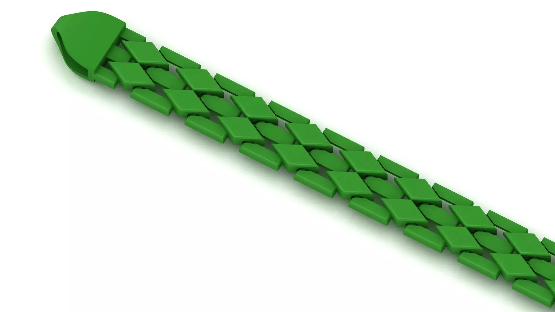 11MM Beautiful Diamond Shape 3D Bracelet 3D print model_0