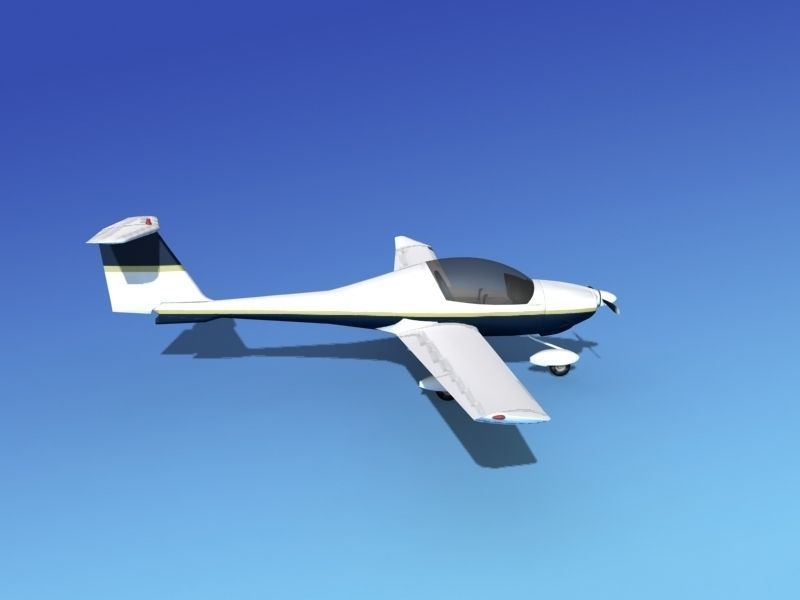 Daimond DA-20 Katana V06 3D model_4