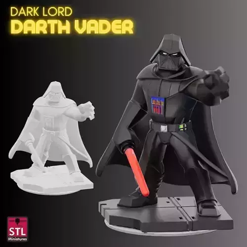 Dark Lord Comic Style FanArt Inspired 3D print model Dark Lord Comic Style FanArt Inspired 3D print model