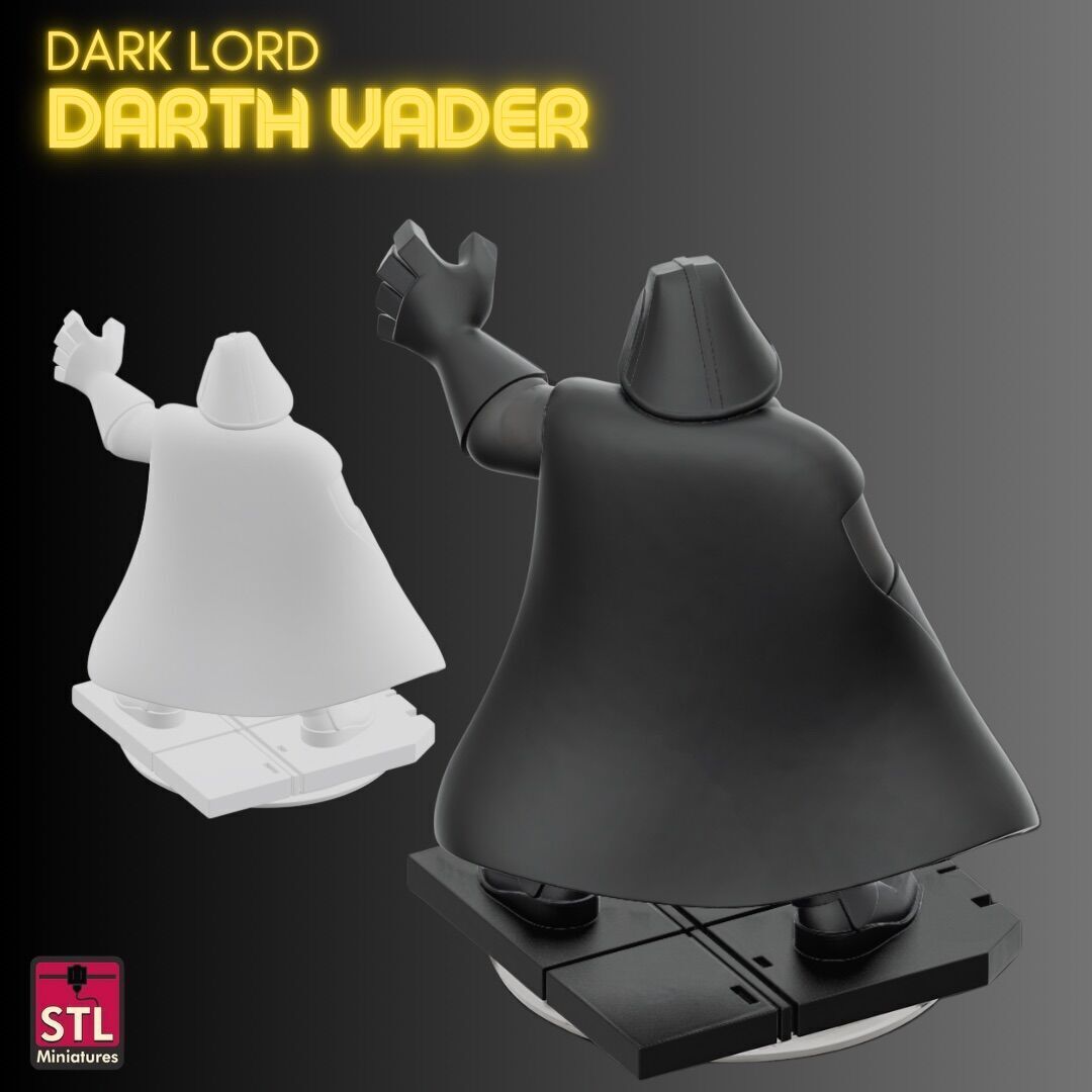 Dark Lord Comic Style FanArt Inspired 3D print model_2