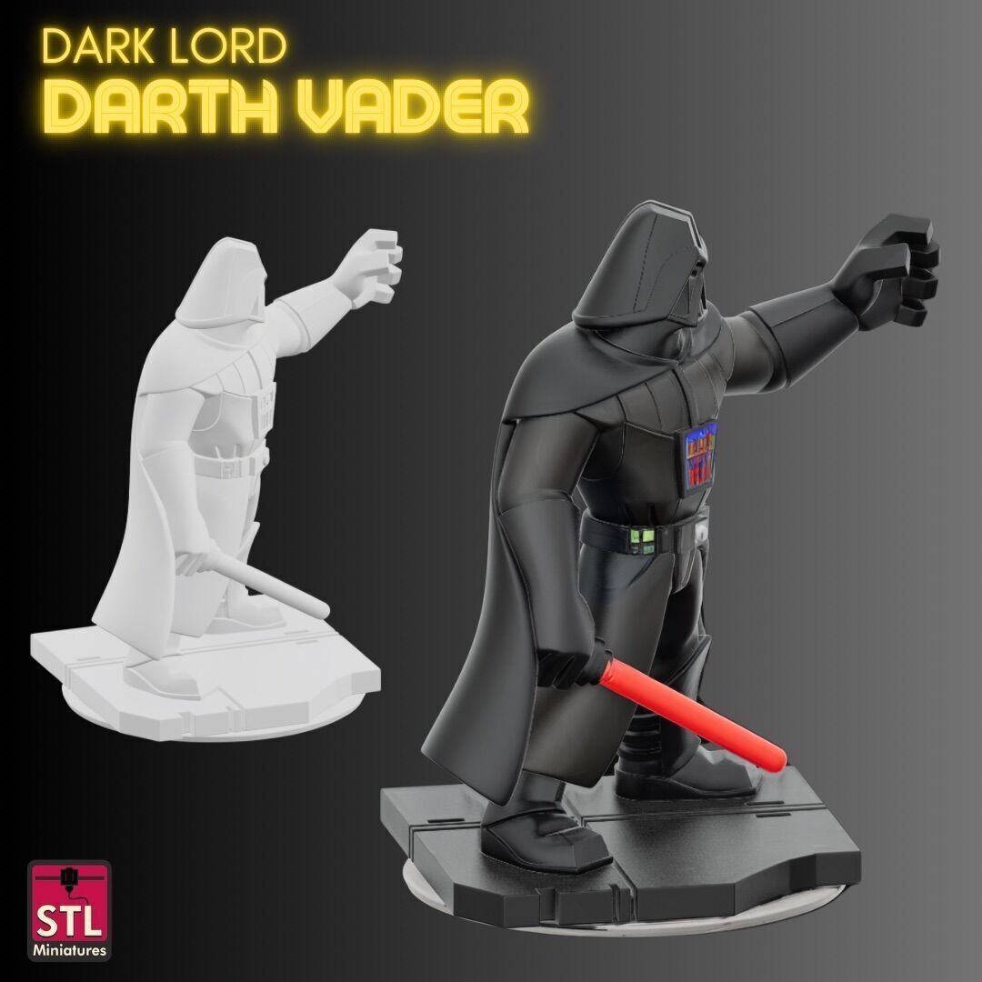 Dark Lord Comic Style FanArt Inspired 3D print model_1