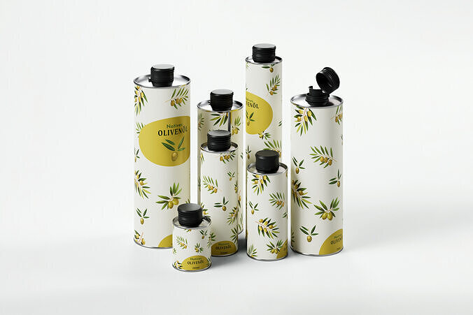 Pirlo - Oil bottle collection 3D model