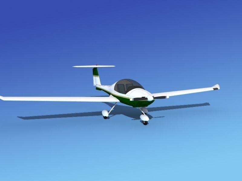 Daimond DA-20 Katana V09 3D model_2