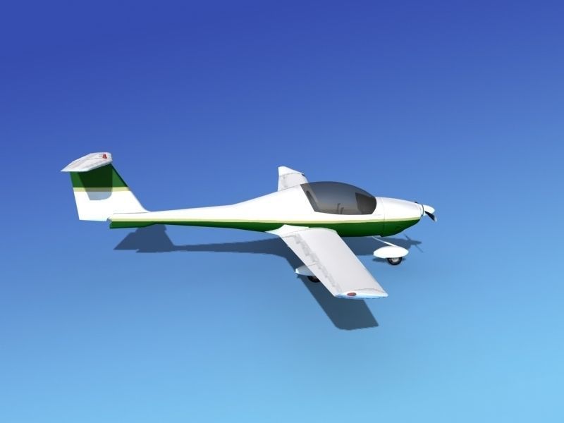 Daimond DA-20 Katana V09 3D model_4