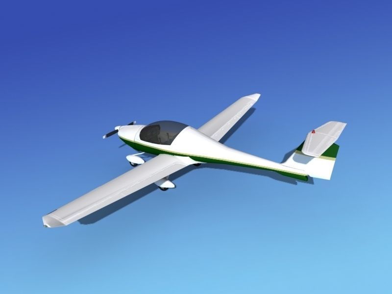 Daimond DA-20 Katana V09 3D model_8