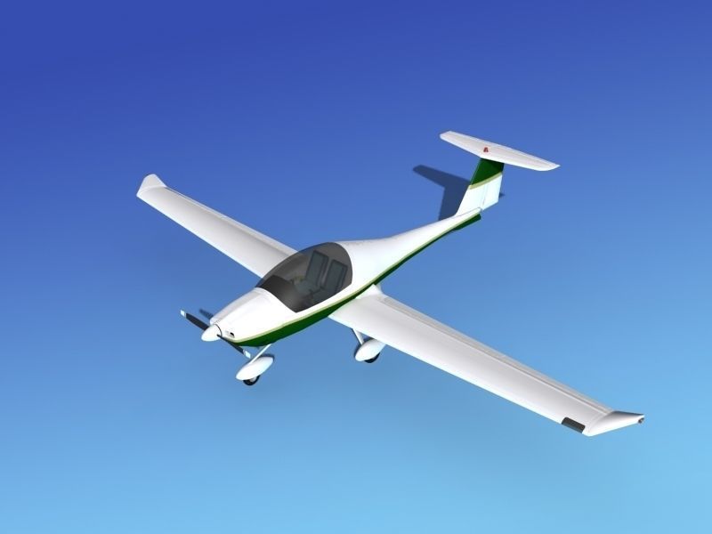 Daimond DA-20 Katana V09 3D model_10