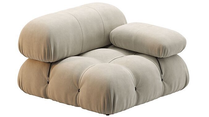 B and B Italia Camaleonda Armchair 3D model