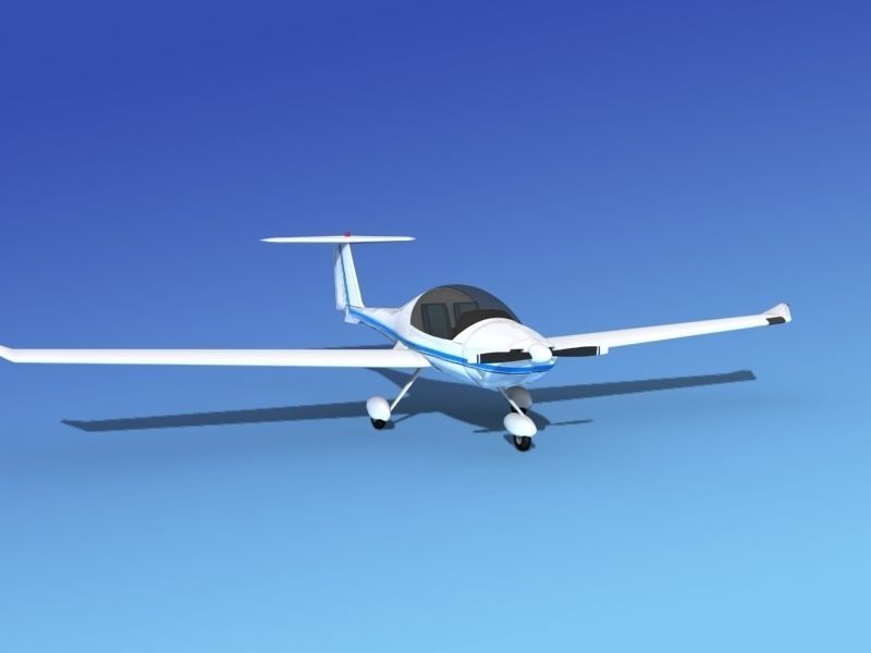 Daimond DA-20 Katana V12 3D model_2