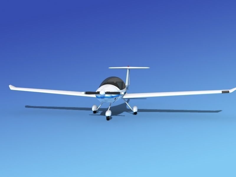 Daimond DA-20 Katana V12 3D model_1