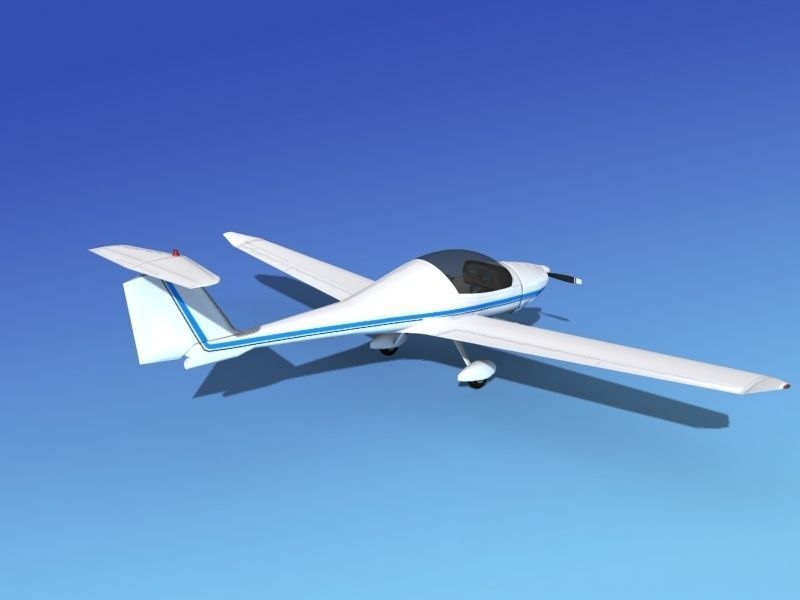 Daimond DA-20 Katana V12 3D model_5