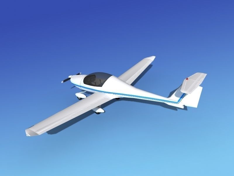 Daimond DA-20 Katana V12 3D model_8